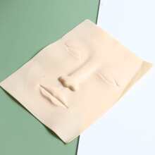 3pcs Eyes Lip Face 3types Tattoo Training 3D Silicone Permanent Makeup Practice Skin Eye For Microblading Tattoo Machine Beginner - Apricot - View 4