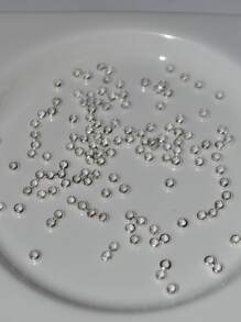 500 Grapas remache para realización de bisuteria DIY joyeria - Plateado - Ver 2
