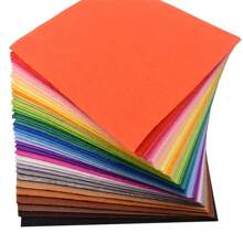 10/20/30/40 piezas de tela de fieltro no tejida, juego de telas de poliéster de 15 cm x 15 cm para decoración, colores aleatorios, para coser muñecas y manualidades