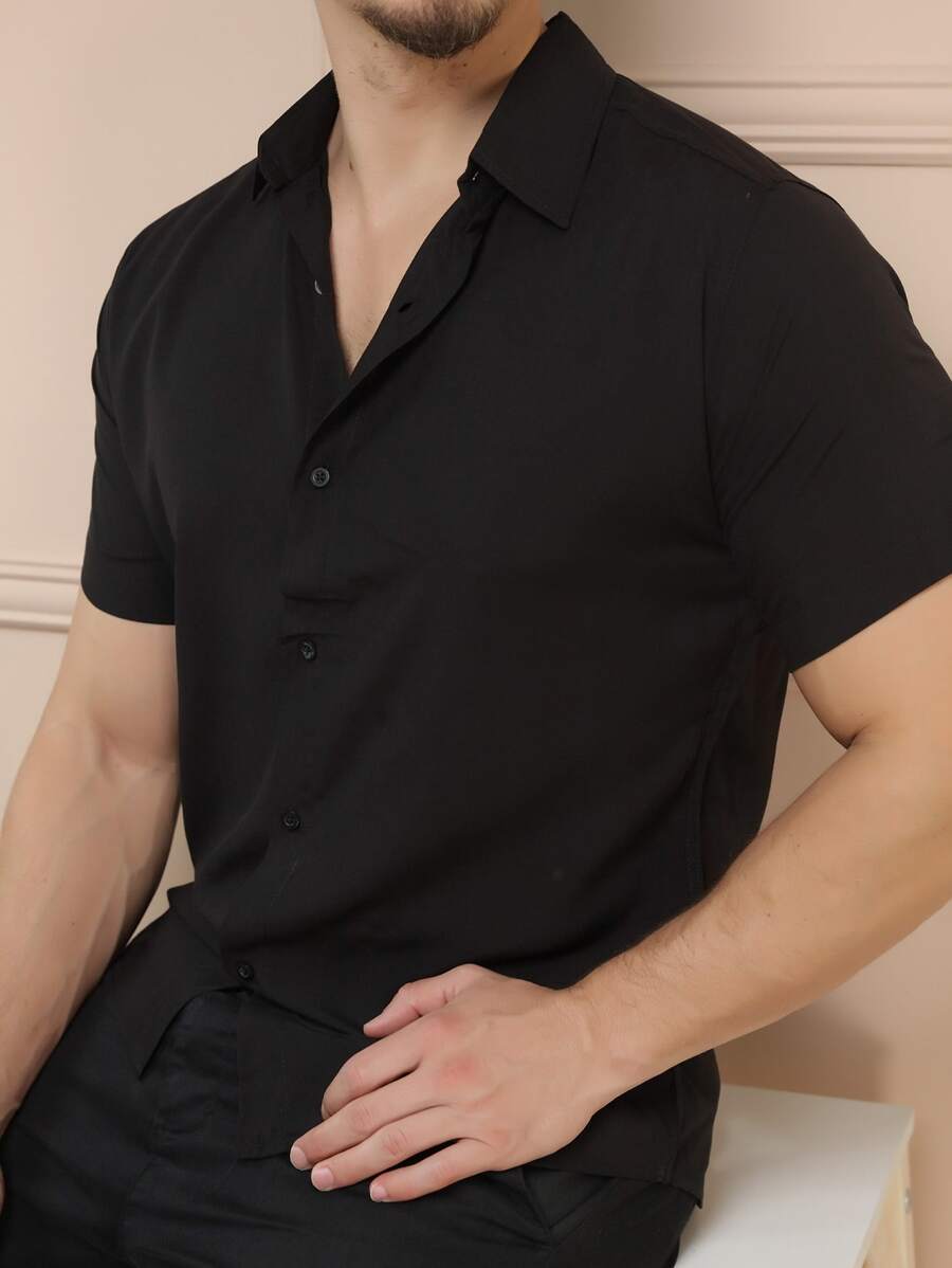 Men Shirts - màu đen - Xem 1