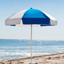 Patio Umbrellas & Shade - Azul y blanco - Ver 2