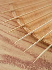 50 Piezas Brochetas De Bambú De Madera De 25 Cm/30 Cm, Herramienta De Carne De Bambú Para Barbacoa De Comida, Palillos Largos Desechables Para Parrillas De Catering De Fiestas
