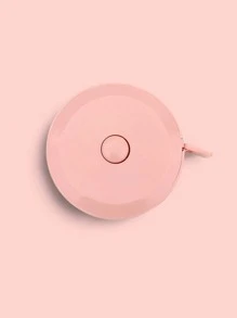 1 件装 150 厘米塑料卷尺，简约环形柔软自动伸缩卷尺，适合家庭使用 - 粉色 - 查看 2