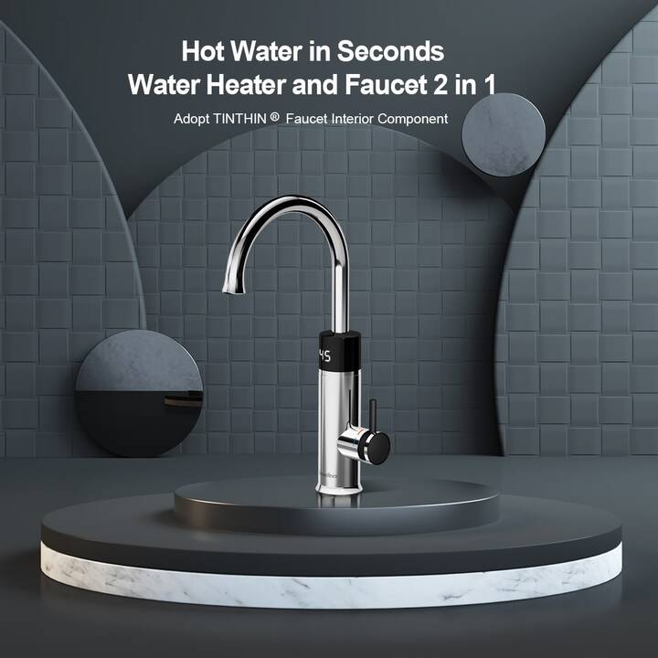 1pc 220v Instantaneous Electric Faucet With 3200w Kitchen Bathroom Mini  Tankless Water Heater | SHEIN UK