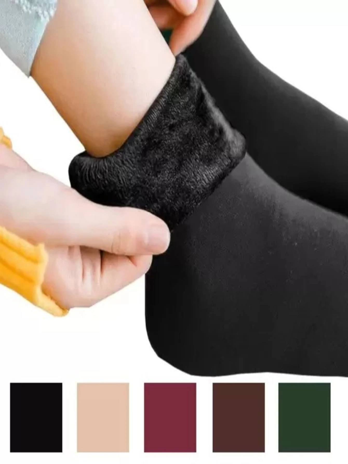Men Crew Socks - 酒紅色 - 查看 1