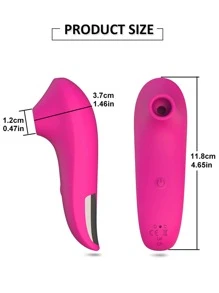Vibrador Succionador De Clítoris Para Mujer, 5 Modos De Succión, Estimulador De Clítoris Y Pezón, Juguete Sexual Para Adultos, Masturbación Femenina, 1 Unidad