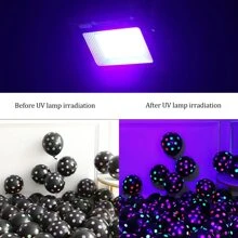 168 件夜光气球拱门/花环套装，黑光霓虹荧光气球适用于生日婚礼派对装饰、圣诞节 - 彩色 - 查看 4