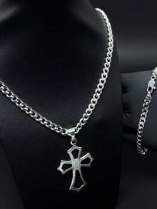 Fine Necklace Sets - 銀色 - 查看 1