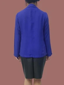 Women Coats - 藍色 - 查看 2