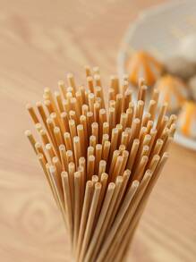 50 Piezas Brochetas De Bambú De Madera De 25 Cm/30 Cm, Herramienta De Carne De Bambú Para Barbacoa De Comida, Palillos Largos Desechables Para Parrillas De Catering De Fiestas