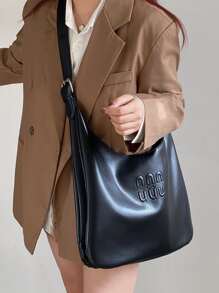 大容量女士单肩包斜挎包，商务休闲女包，非常适合办公室商务和工作，街头和日本女士包