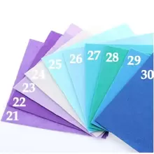 10/20/30/40 piezas de tela de fieltro no tejida, juego de telas de poliéster de 15 cm x 15 cm para decoración, colores aleatorios, para coser muñecas y manualidades