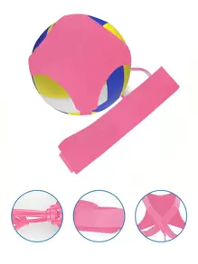 1 Stück rosa minimalistischer Volleyball Trainer, praktisch für Sporttraining und den täglichen Gebrauch