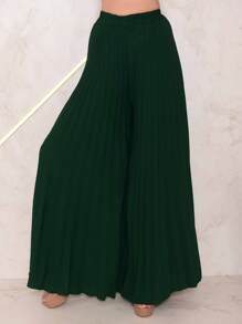 Women Two-piece Outfits - 墨綠色 - 查看 3