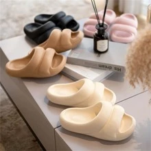 GSLMOLN Women's Soft Pillow Slippers: Lightweight, Non Slip, Quick Drying, And Stylish - Pink - View 6