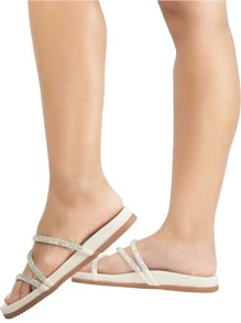 Lumiss Women Flat Sandals - Màu be - Xem 4