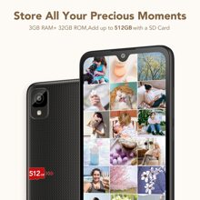 TCL 30 Z 解鎖手機，搭載6.1英寸高清+顯示屏，智能手機 Android 12，32GB+3GB RAM，3000mAh 電池容量，普林姆黑色 - 32G - 查看 8