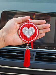 1入組DIY鑽石畫裝飾用品,工藝成套工具,節日/生日禮品,心形