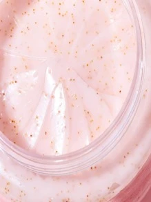 Facial And Body Scrub Moisturizes Lightens Whitens Exfoliates Body - Pink - View 3