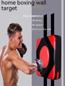 Wall Mounted Punch Bag Punching Bag For Home Martial Arts Boxing Training, Adult - Red - View 2