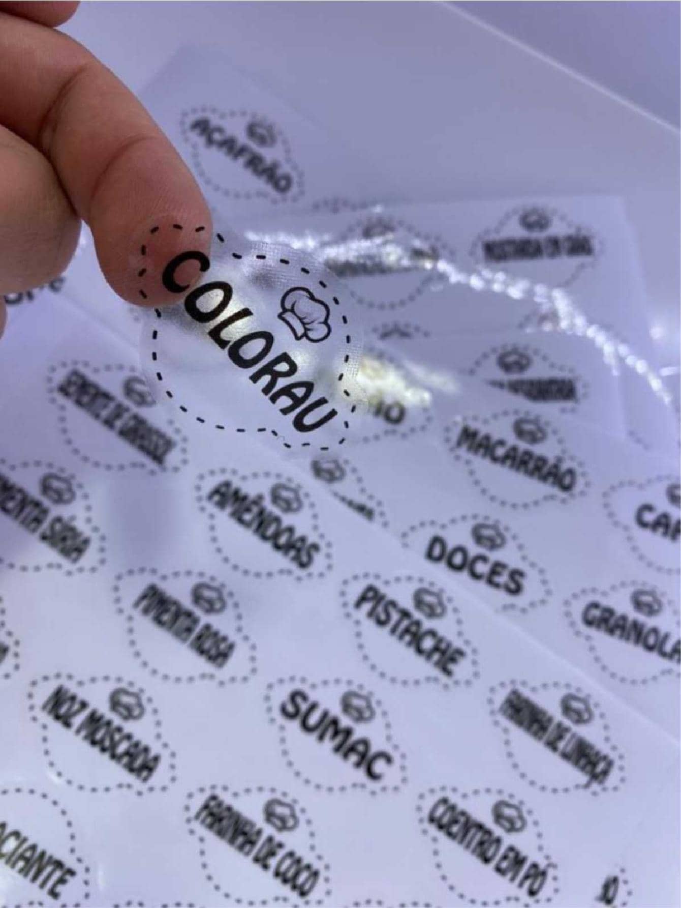 Kitchen Sticker - Clear - View 1