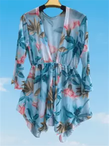 Women Kimonos - 水鴨藍 - 查看 1