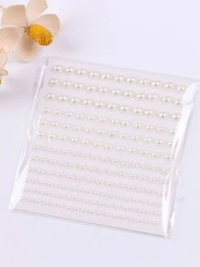 1set (Glasses, Pearl Stickers, Letter Details) Diy Wedding Bride Party Return Gift Set Party Favors (Glue Not Included),Christmas - White - View 5