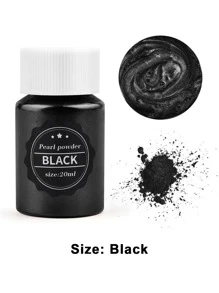 24 Couleurs X 20ml De Remplissage De Colle De Cristal Pigment De Perle De Fausse Iridescence D'accessoire De Fabrication De Bijoux De Boue De Cristal De Poudre De Mica
