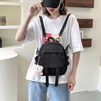 Fashion Kawaii Mini Backpack Women Shoulder Bag For Teenage Girls Multi-Function Small Backpack Ladies Travel School Backpacks,School Bag,Portable,Laptop Compartment,Large Capacity,For Teen Girls Women College Students,College,Middle School,High School,Outdoors,Travel,Outings,Elementary School,Office, Street & Japanese Style Women Bag
