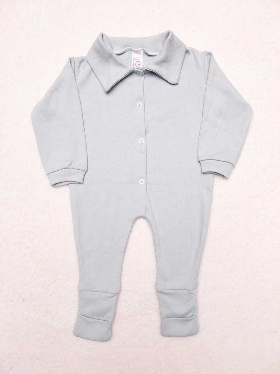 Baby Boy's Romper (Suedine) Assorted Colors - 灰色 - 查看 1