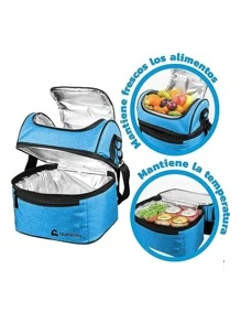 Descubre la Elegante Lonchera Bluelander de Doble Piso en : Almuerzos a la Moda, Listos en un Instante