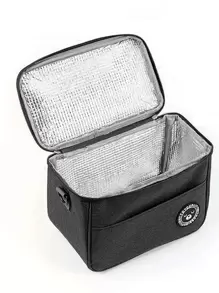 1pc Insulated Lunch Bag, Portable Large Capacity Waterproof Leakproof Reusable Lunch Tote Bag, For Travel Work SchoolPicnic BagSchool Lunch BoxLunch Box BagMultifunctionalPicnic Bag Back To School School Supplies School Bag School Essentials College EssentialsWomanFor Women Ladies