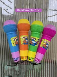 1入隨機顏色迴聲麥克風玩具-發音和唱歌練習的完美選擇-附帶物理回音效果-男女兒童的趣味禮物（無需電池） - 彩色 - 查看 3