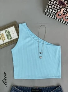 Women Tank Tops & Camis - 玫紅色 - 查看 6