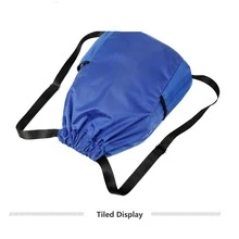 1 Pieza Mochila Con Cordón Y Gran Capacidad De Color Verde Para Baloncesto, Bolsa De Entrenamiento De Fútbol, Bolso Deportivo Con Correa Para El Hombro - Verde - Ver 7