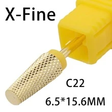 Easy Nail Nuovo bit trapano unghie in carburo d"oro di alta qualità, fresa conica per manicure per rimuovere gel e acrilici, accessori per trapano unghie