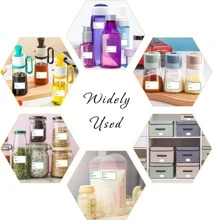 250入組/卷食物貯藏標籤冰箱紙貼紙自黏式可拆卸餐飲日期標籤1.2X2英寸防水冰箱標籤標籤適用於瓶子廚房禮品袋 - 彩色 - 查看 8