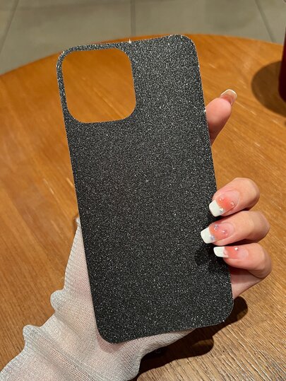 1PC Glitter Phone Case With Backing Card Compatible With Iphone 16 15 14 13 12 11 XS XR X 7 8 Plus Pro Max Waterproof Shockproof Anti-Fall Scratch Resistant