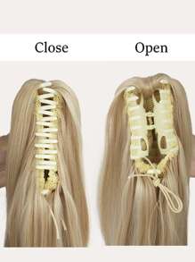 nimoki Pelucas Sintéticas Doradas Multifuncionales - Dorado - Ver 3
