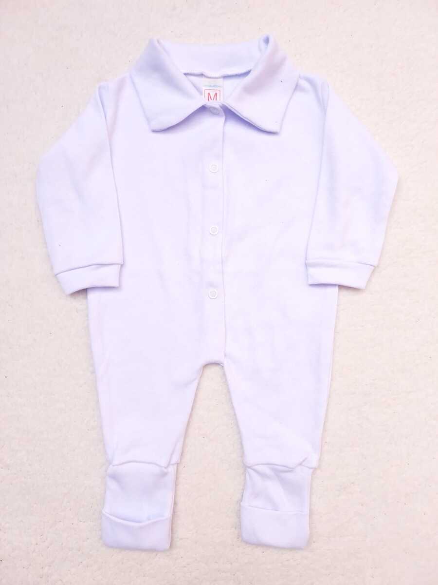 Baby Boy's Romper (Suedine) Assorted Colors - White - View 1