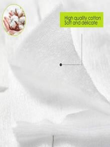 1000Pcs Ultra-Thin Square Non-Woven Pads Lenços de maquiagem para remover maquiagem, esmalte, limpeza de rosto e área dos olhos, almofadas demaquilantes, cuidados com a pele, sala de estar, casa, quarto, banheiro, decoração de casa, coisas de viagem, casamento, festa, aniversário, presentes para homens, mãe, pai, amigos, ano novo, acessórios, acessórios de presente engraçado - Branco - Ver 3