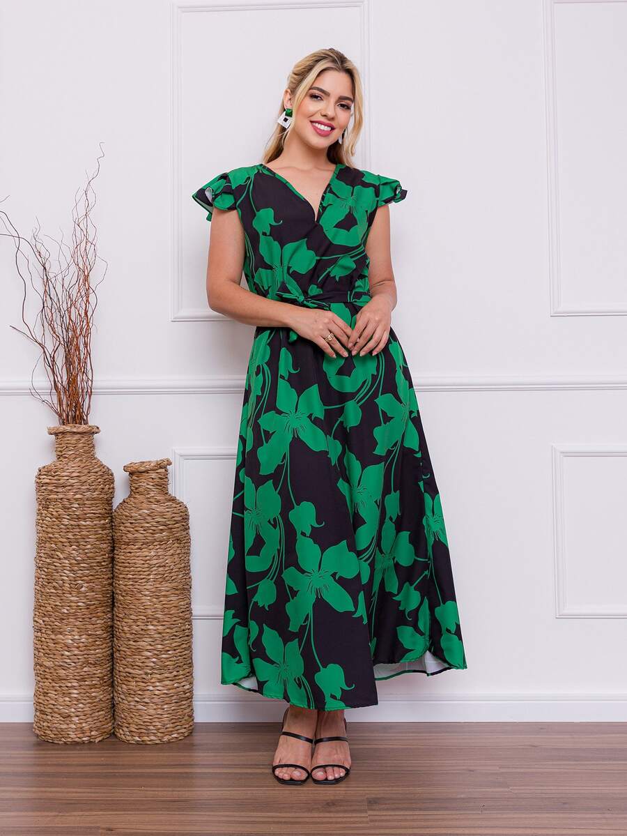 Women Dresses - 綠色 - 查看 1
