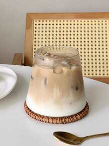 富士山形狀的硼矽酸玻璃咖啡杯/飲料杯 - 透明 - 查看 5