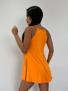 Women Dresses - trái cam - Xem 2
