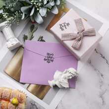 1set/4 Sheets Transparent English Encouragement Handwriting Quotes Stickers For Scrapbooking And Journaling - Multicolor - View 3