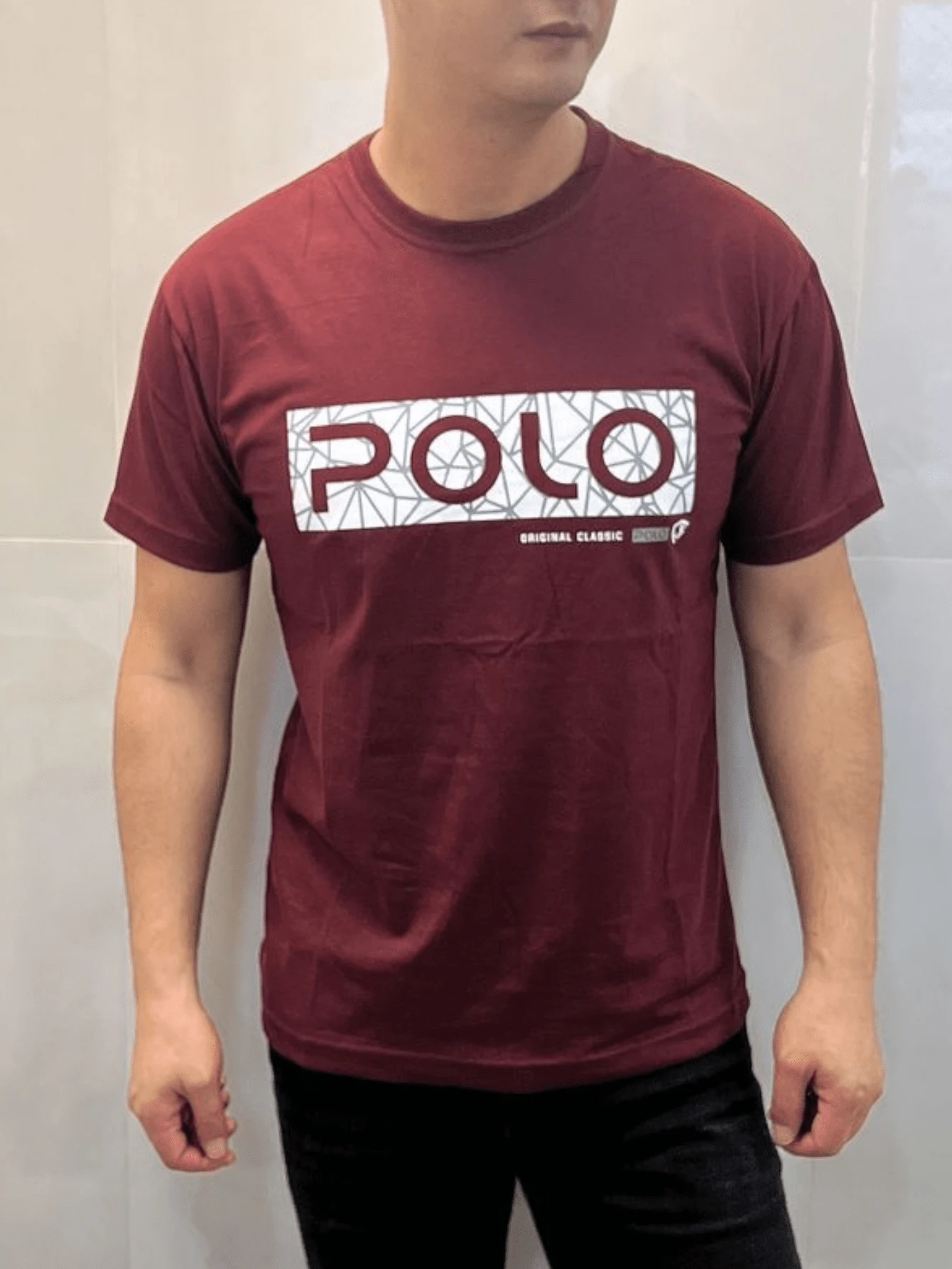 Men T-Shirts - Màu Đỏ Sâu - Xem 1