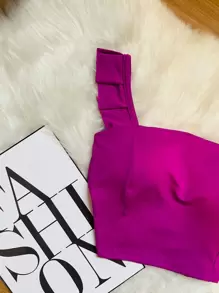 Women Tops - 紫色 - 查看 2