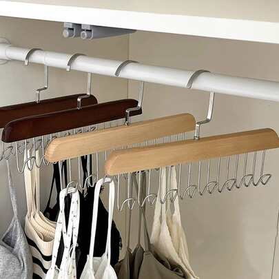 1/2pcs Multi-Functional Detachable Hanger, Bra & Camisole Storage Rack, Seamless Drying Rack,Spring,Minimalist,Summer Tops