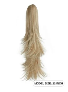 nimoki Pelucas Sintéticas Doradas Multifuncionales - Dorado - Ver 5