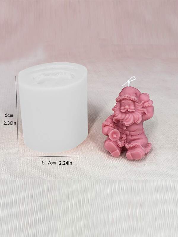 Pulunto Moule En Silicone Pour Bougies D'aromathérapie De Noël